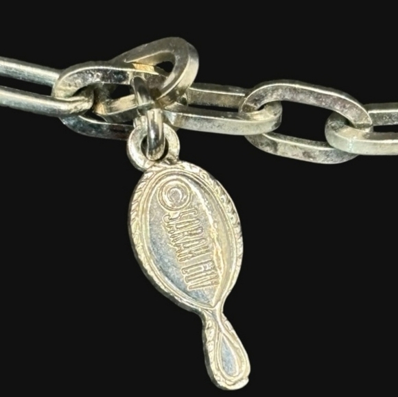 Sarah Coventry Necklace & Earrings Set White Enamel Leaf Grape Vineyard - Picture 8 of 11